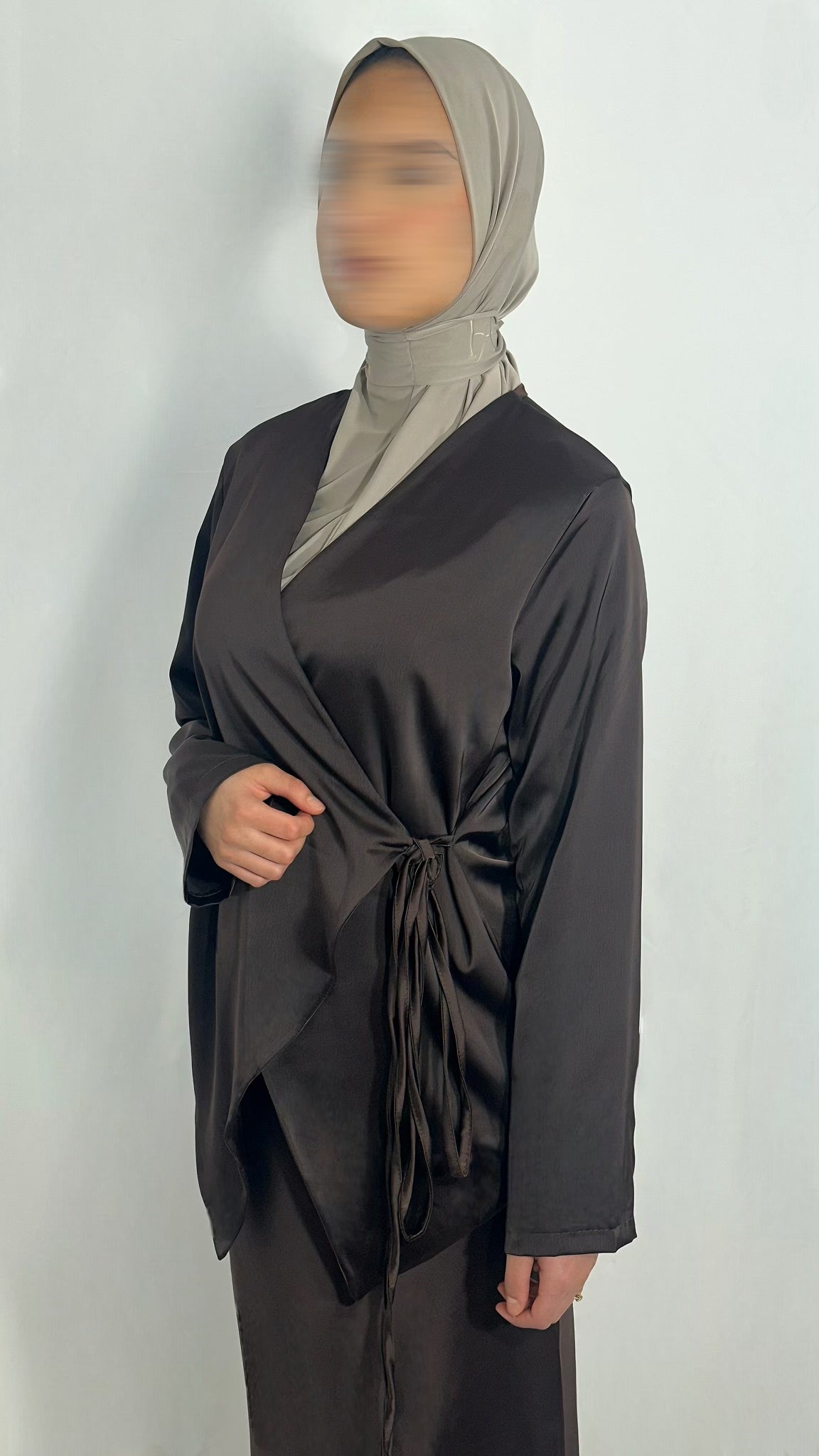 WRAP SET DARK BROWN
