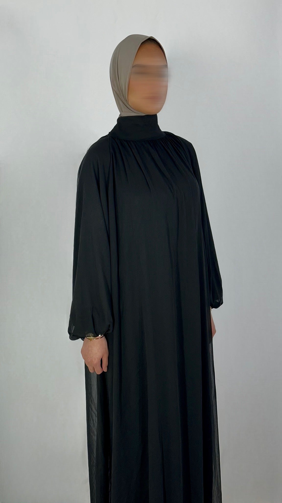 ROBE MOUSSELINE BLACK