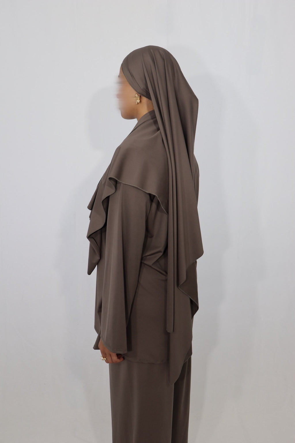 BURKINI COL MAO TAUPE