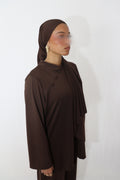 BURKINI COL MAO CHOCOLATE