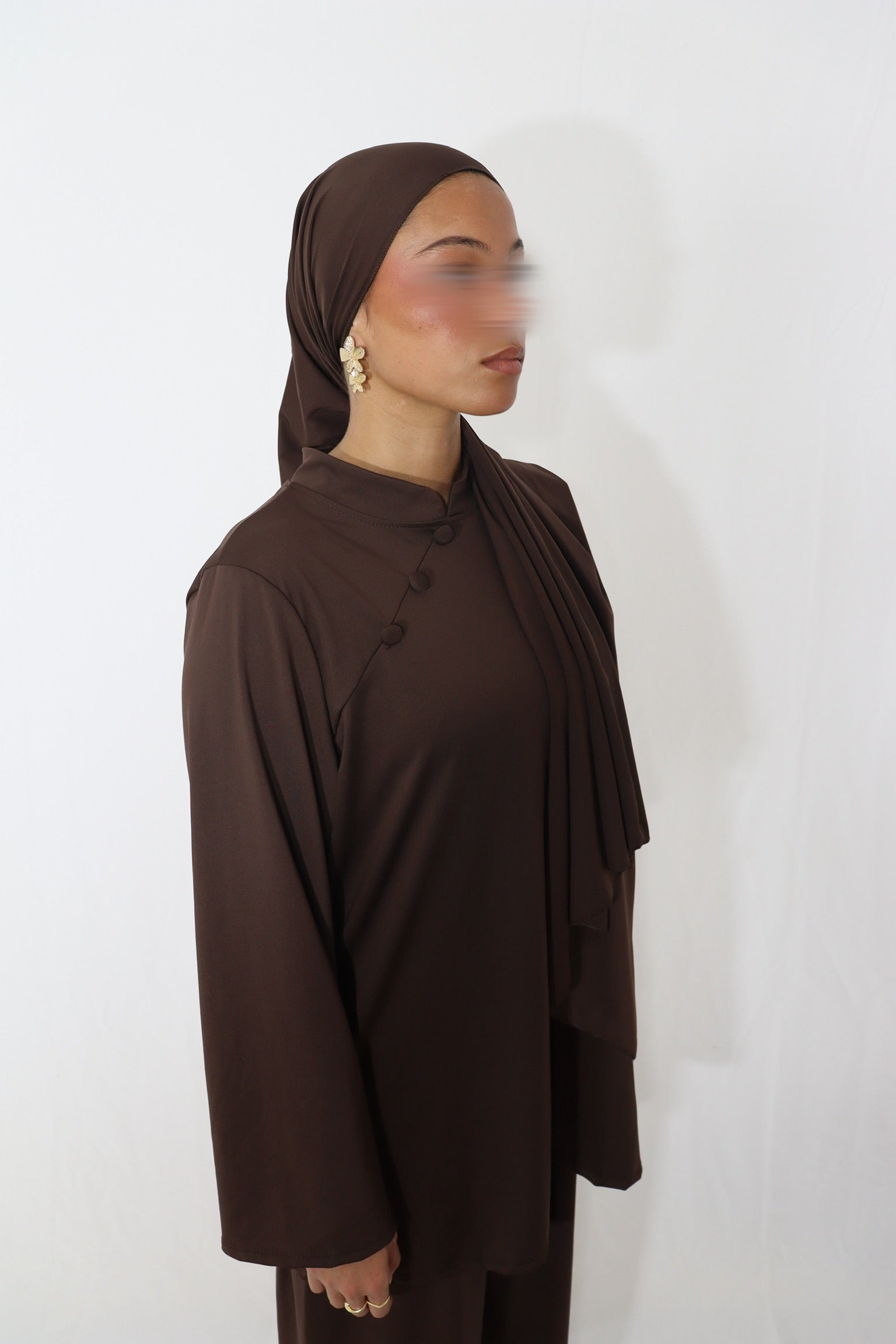BURKINI COL MAO CHOCOLATE