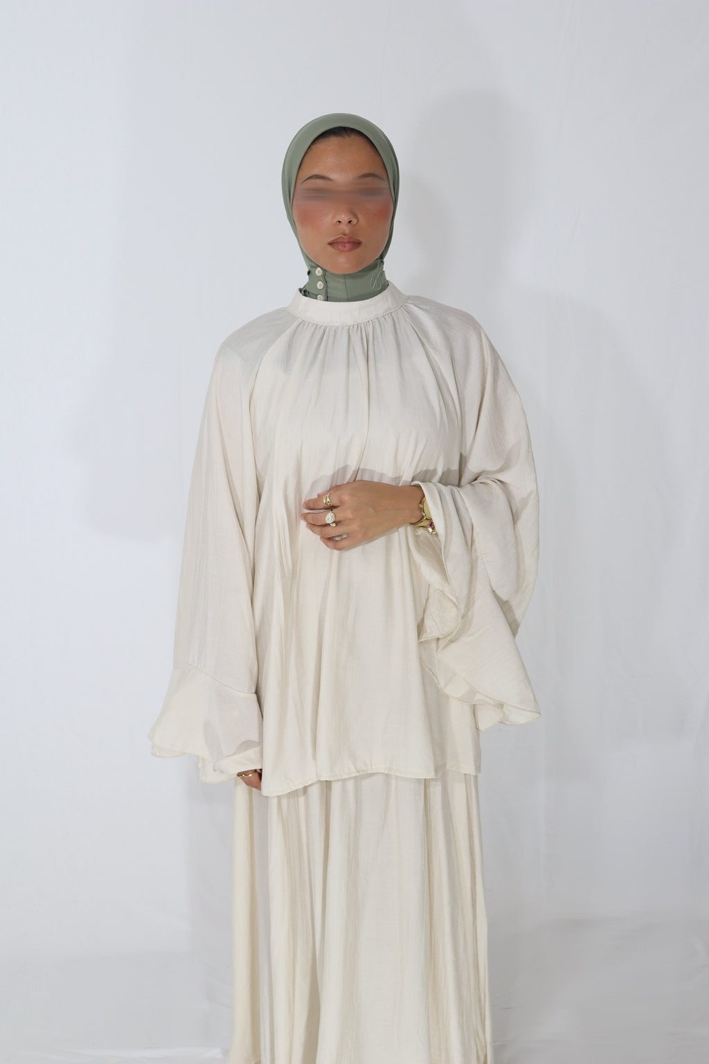 VOLUME SLEEVE SET CREAMY