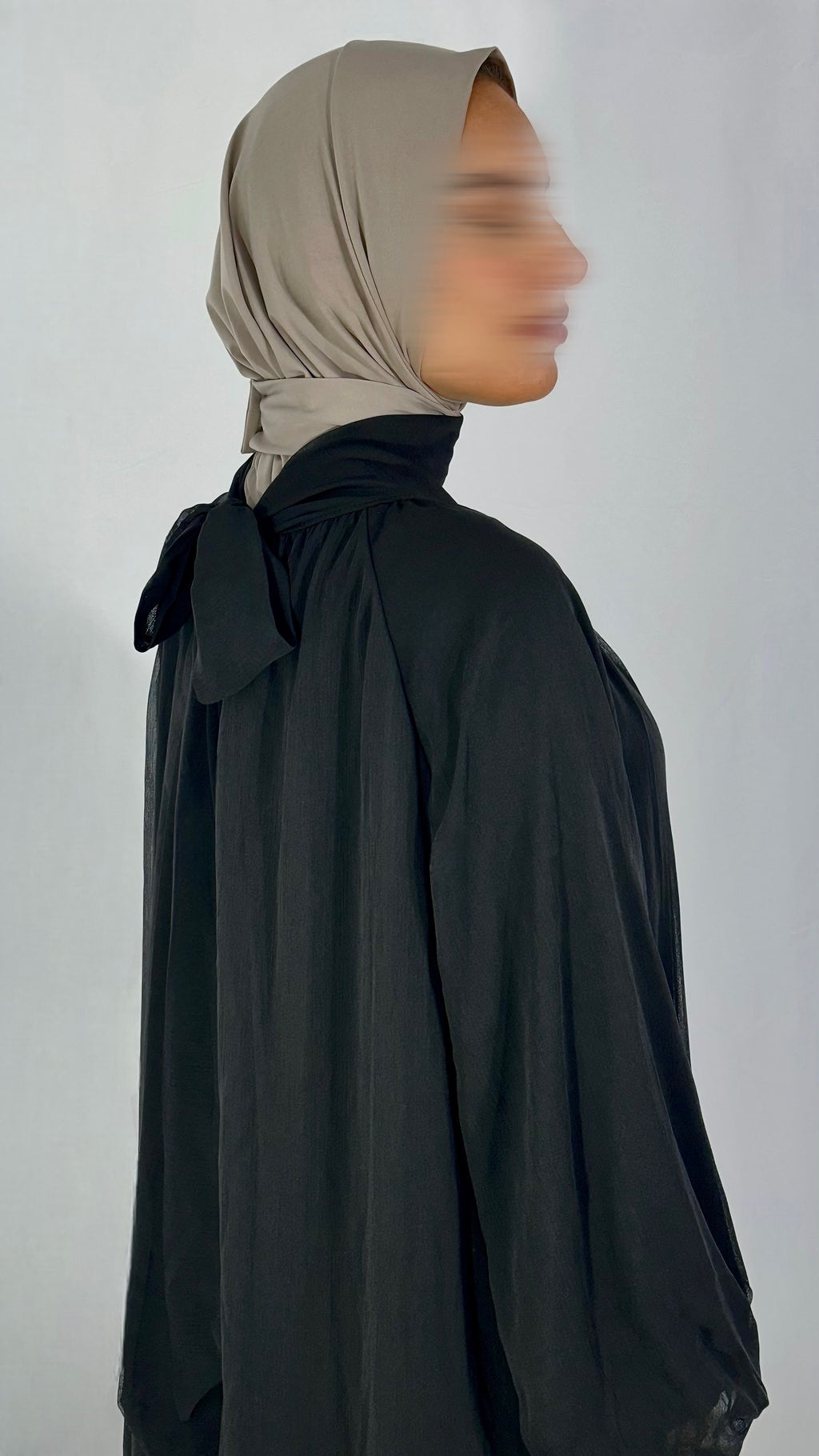 ROBE MOUSSELINE BLACK