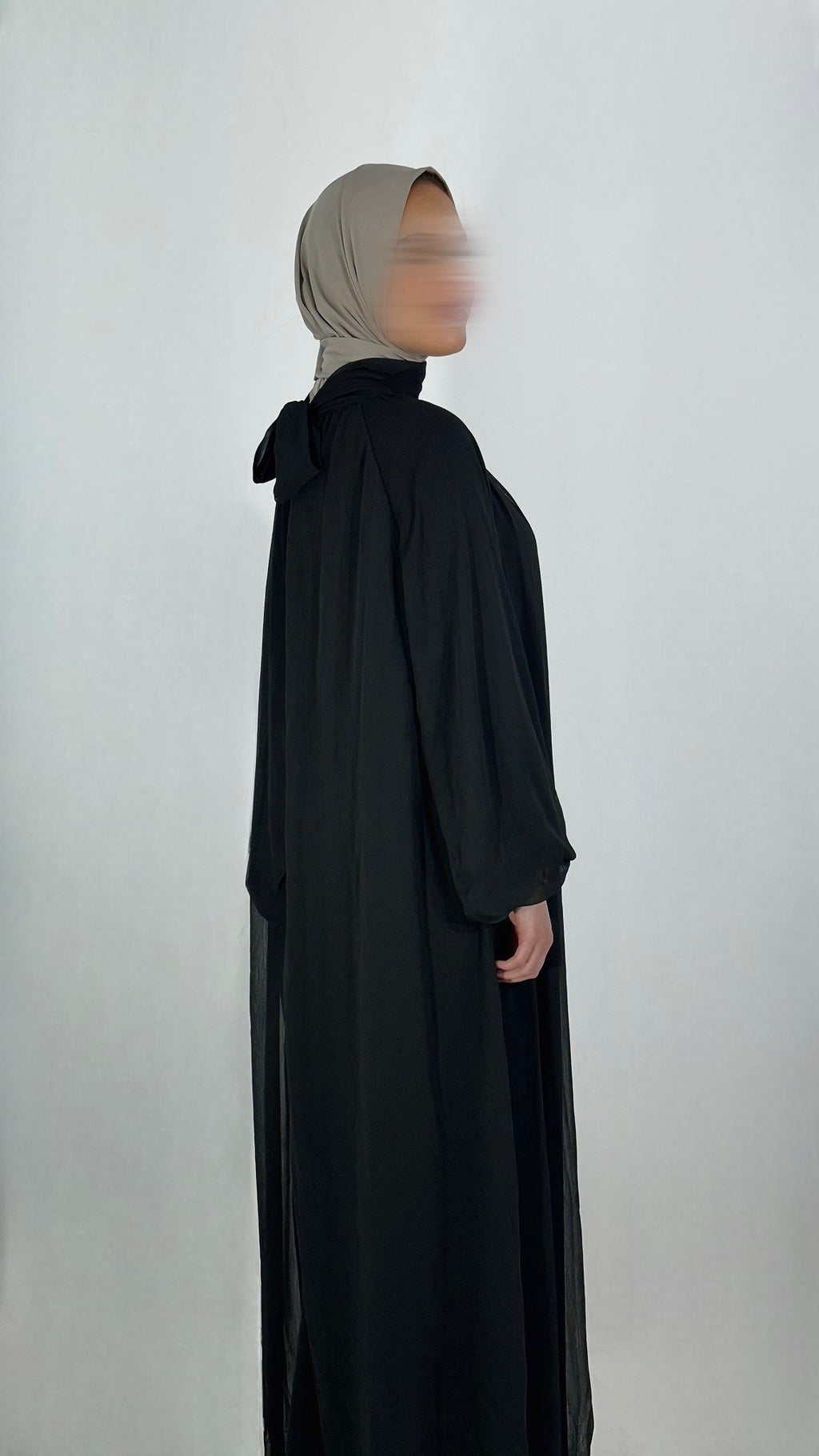 ROBE MOUSSELINE BLACK