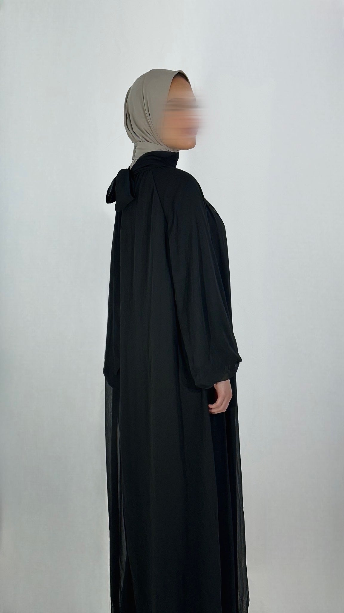 ROBE MOUSSELINE BLACK