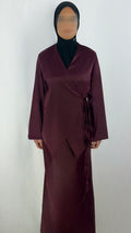 WRAP SET BURGUNDY