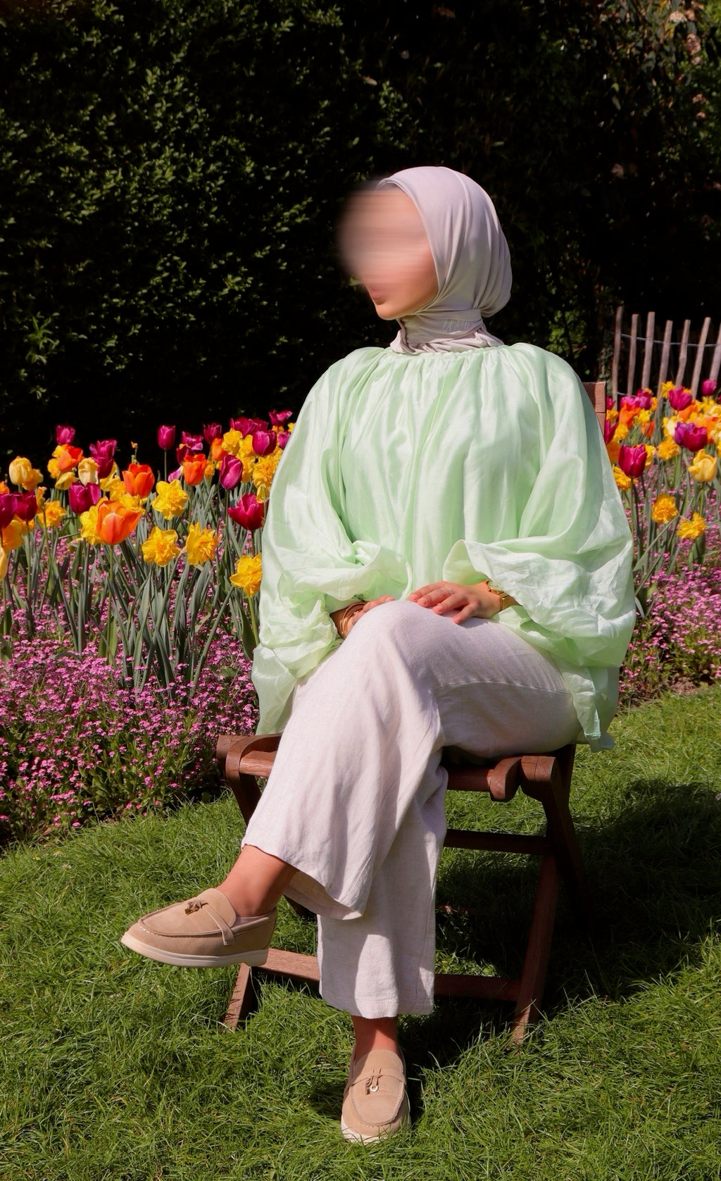 AQUA GREEN BLOUSE