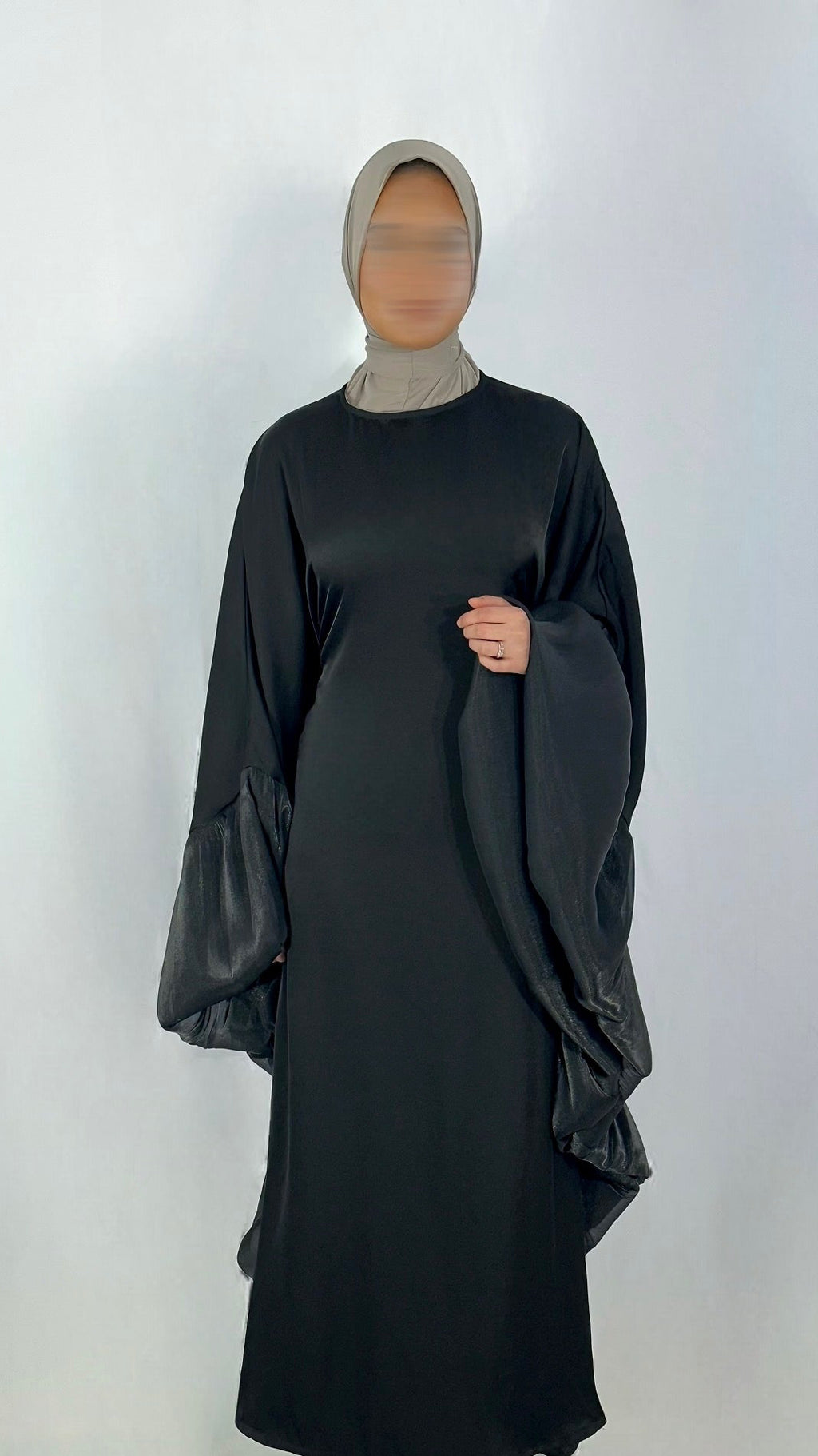 ABAYA BUTTERFLY BLACK