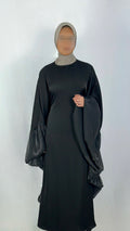 ABAYA BUTTERFLY BLACK