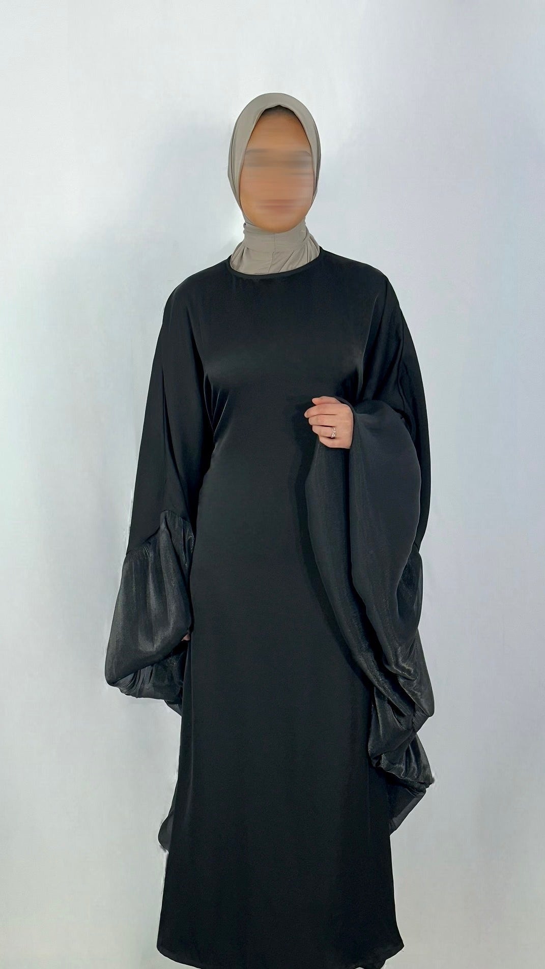 ABAYA BUTTERFLY BLACK