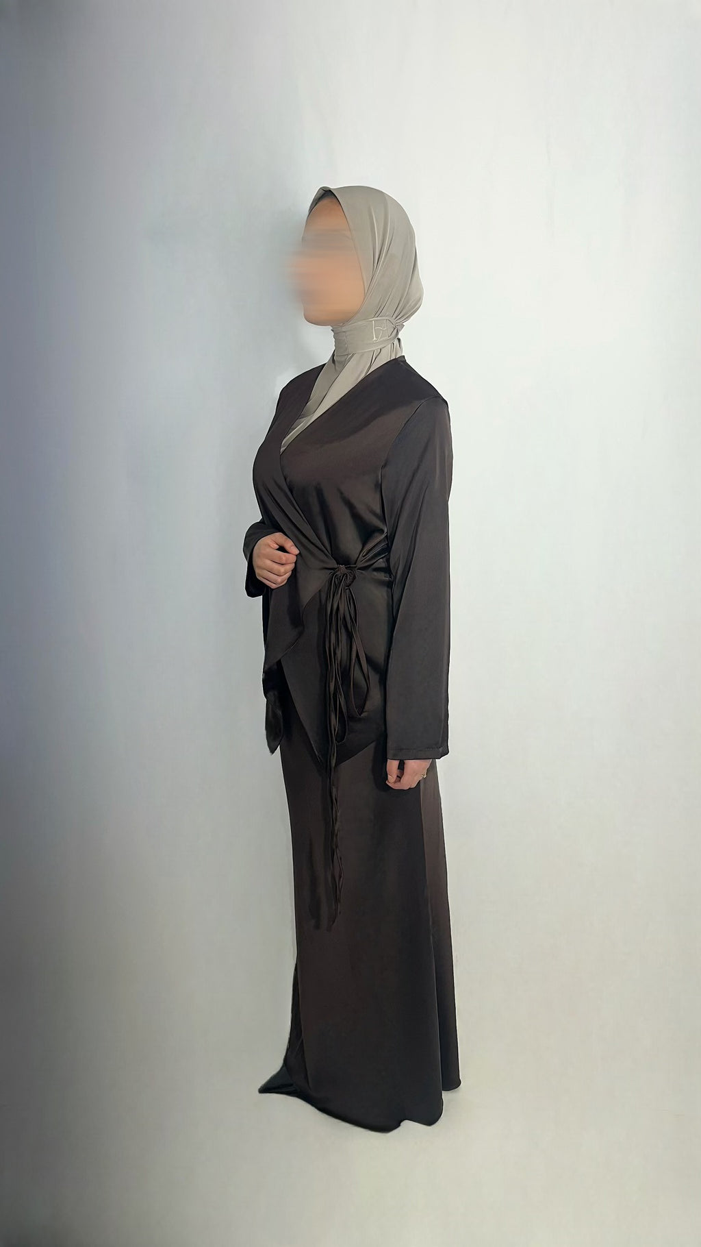 WRAP SET DARK BROWN