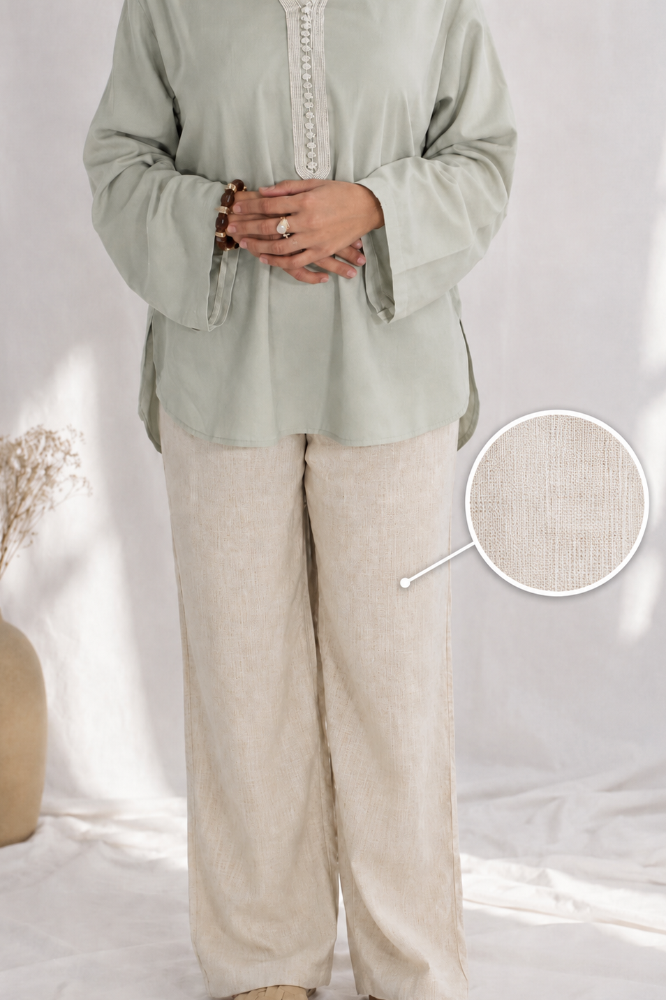 LINEN TROUSERS