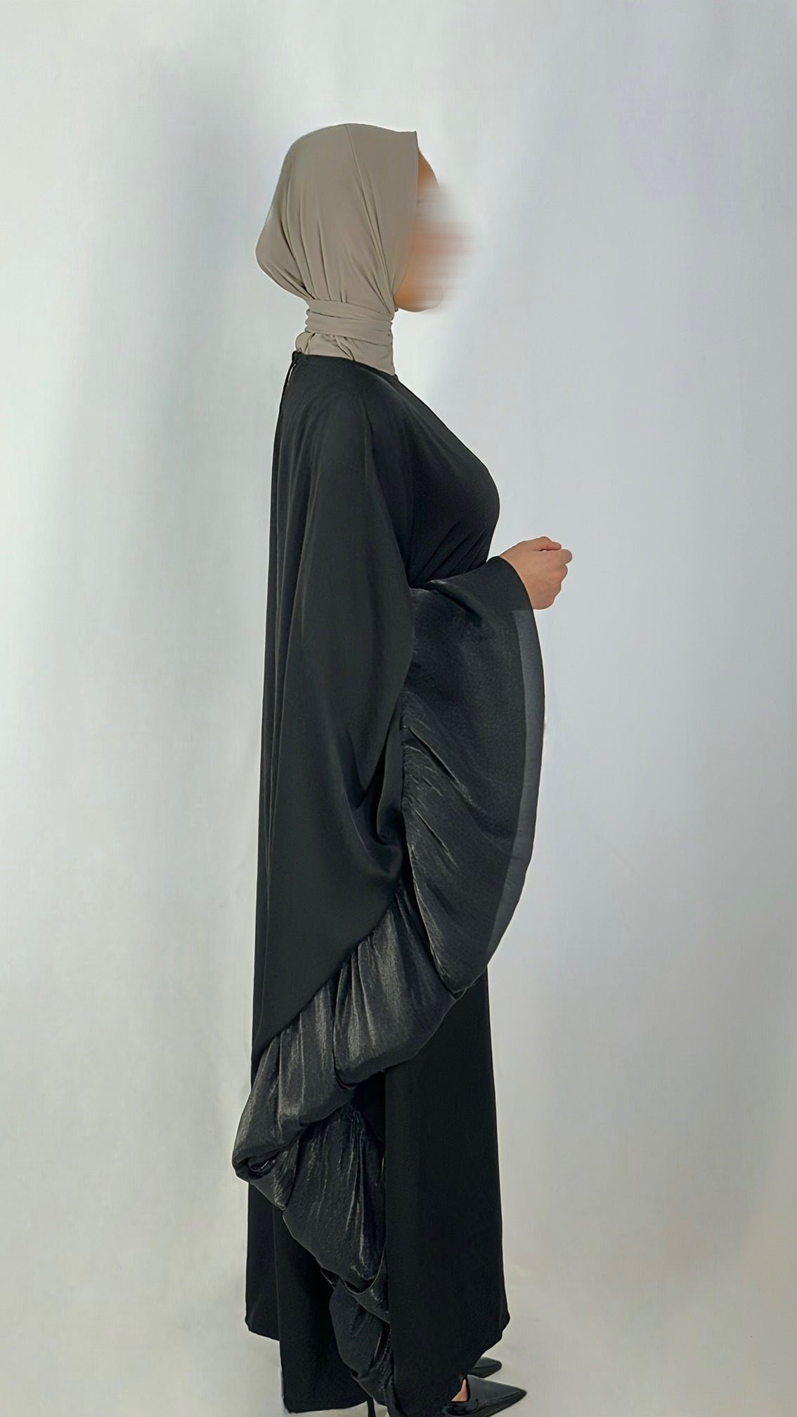 ABAYA BUTTERFLY BLACK