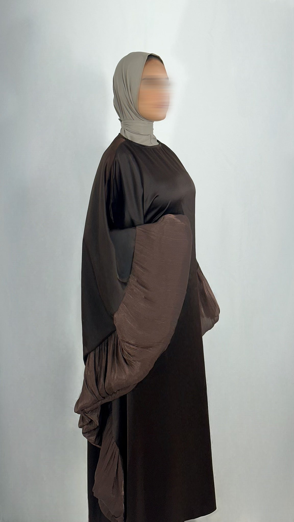 ABAYA BUTTERFLY BROWN